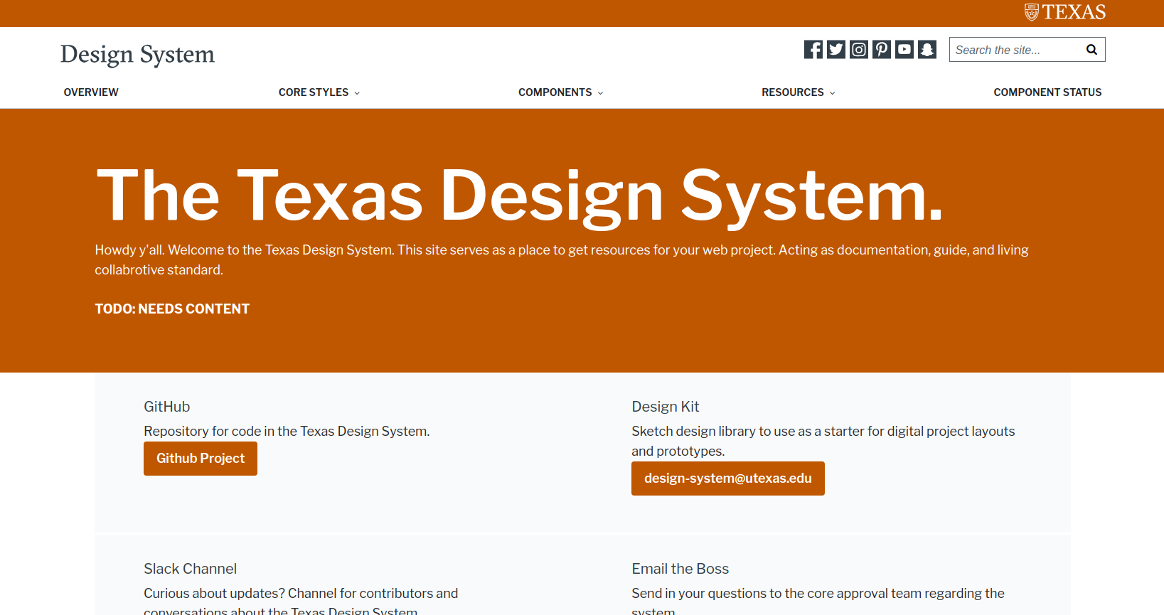 UTexas Design System