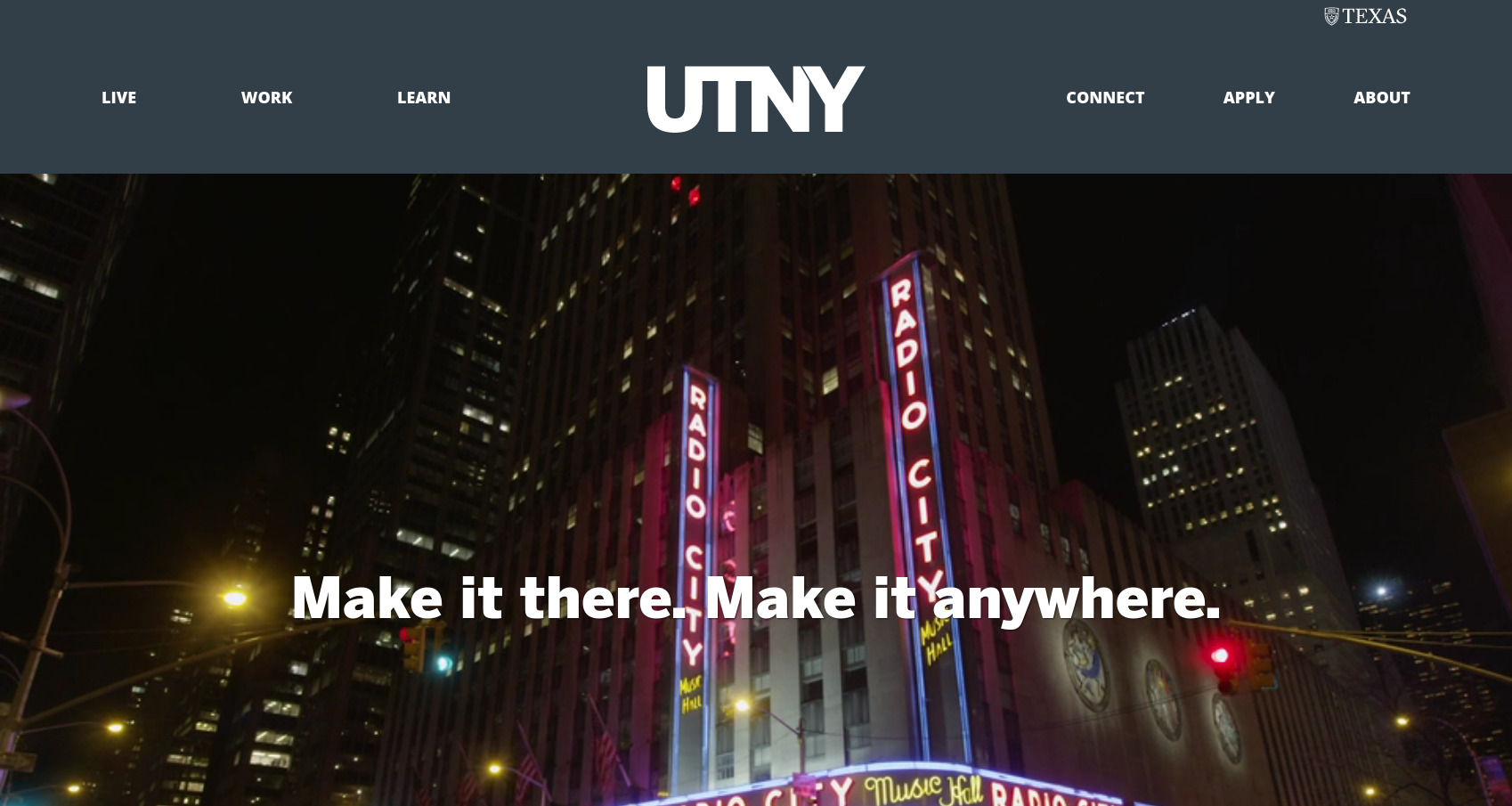 UT in NY site